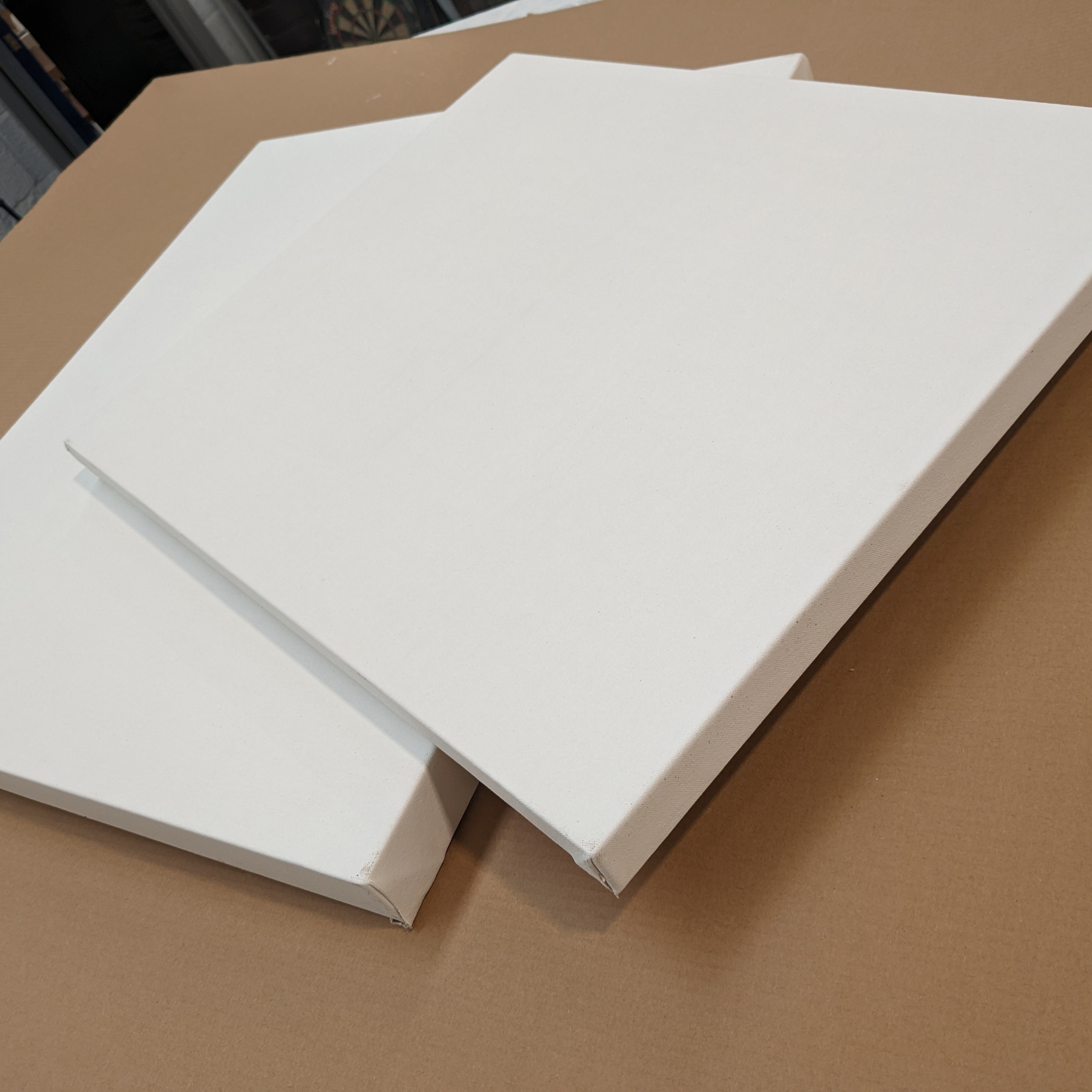 Pack of 2 Cotton Canvases 70x60 44mm deep 50x60 32mm deep